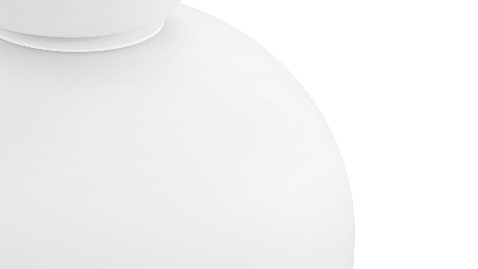 Glo BallGlo Ball - Glo Ball Decke Licht, gefrostetes Glas, klein
