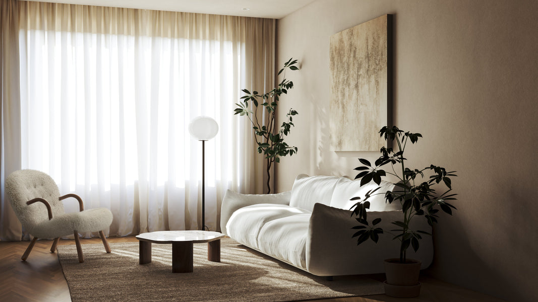 Glo BallGlo Ball - Glo Ball Floor Lamp, Frosted Glass, Black
