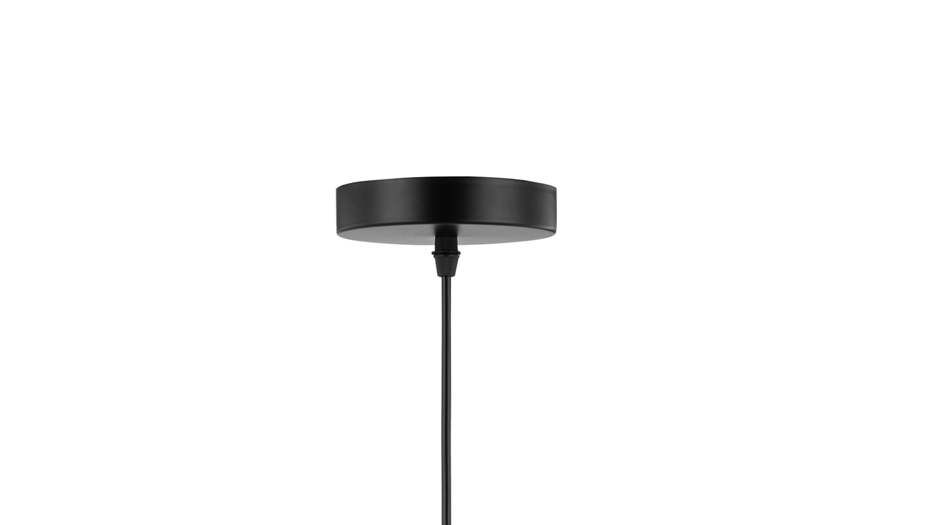 OkaOka - Oka Ceiling Lamp, Black and Natural Rattan