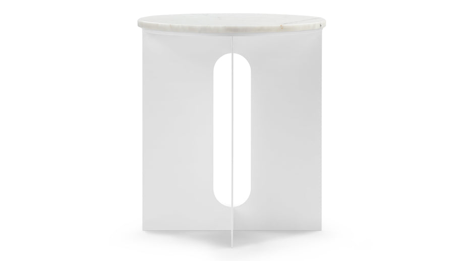 GianniGianni - Gianni Side Table, White Marble