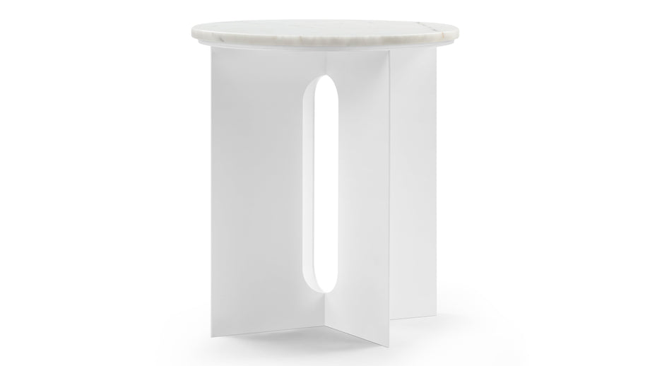 GianniGianni - Gianni Side Table, White Marble