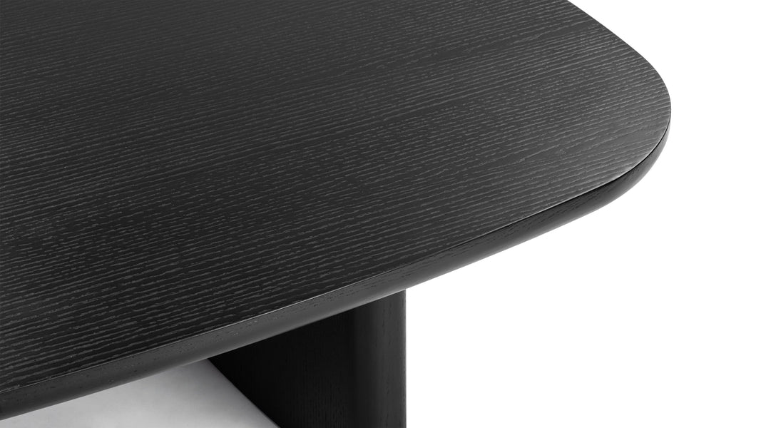 JinJin - Jin Coffee Table, Black Ash