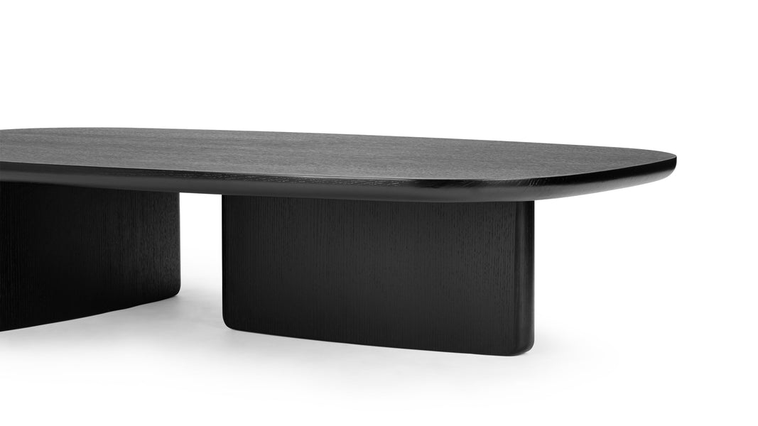 JinJin - Jin Coffee Table, Black Ash