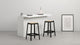 Jeanneret Counter Stool - Black - Image 7