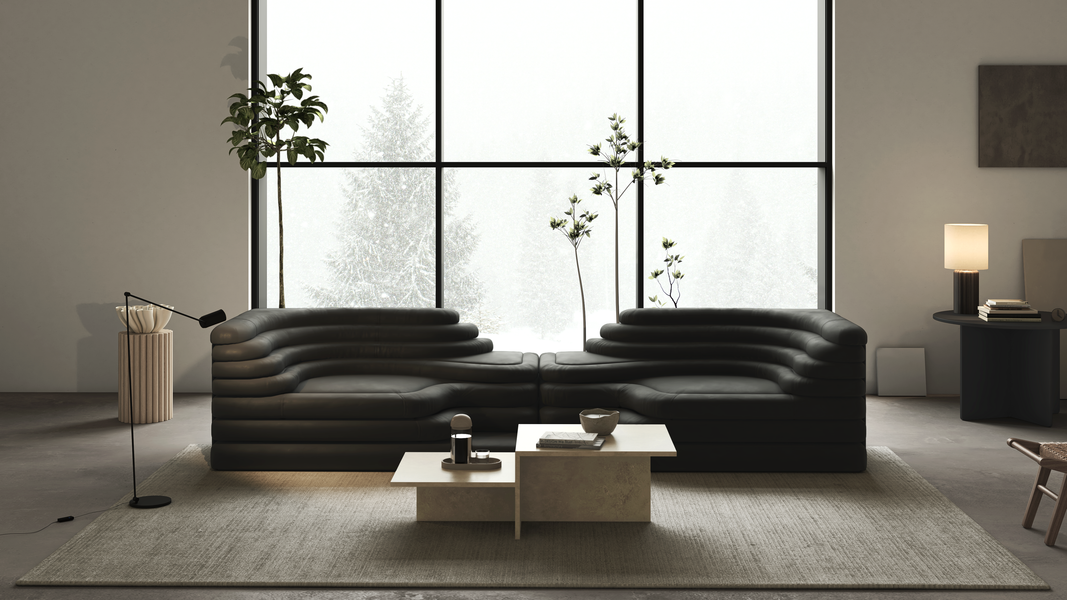 TerrazzaBlack Vegan Leather
