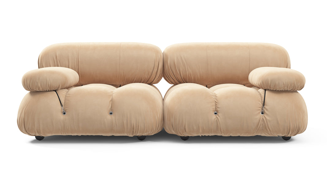 Bellini SoffaEcru Velvet
