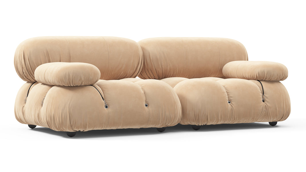 Bellini SoffaEcru Velvet