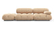 Bellini Sofa - Ecru Velvet - Image 1