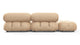 Bellini Sofa - Ecru Velvet - Image 5