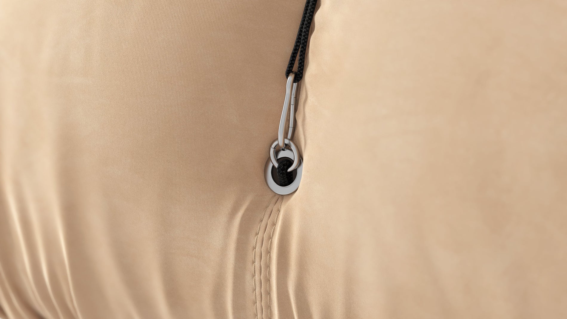 Bellini SectionalEcru Velvet