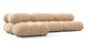 Bellini Sectional - Ecru Velvet - Image 2