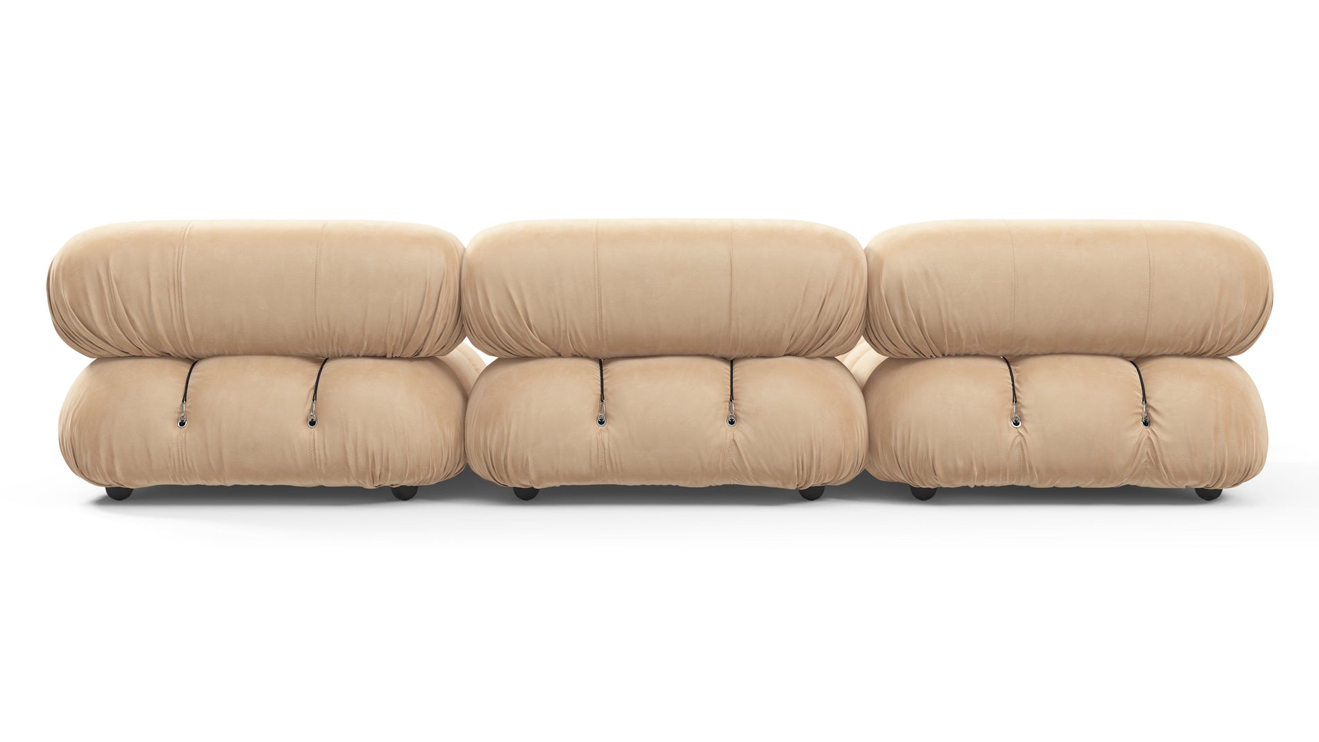 Bellini SectionalEcru Velvet