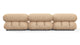 Bellini Sectional - Ecru Velvet - Image 5