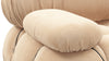 Bellini Large Sectional - Ecru Velvet - Image 6