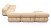 Bellini Large Sectional - Ecru Velvet - Image 4