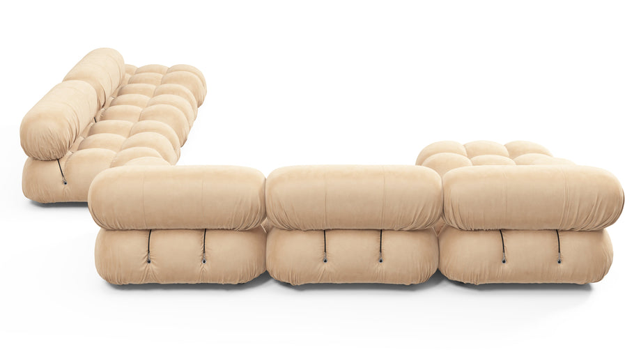Bellini stor sektionssengEcru Velvet