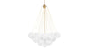 Cloud - Cloud - Cloud Chandelier, Small, Gold and Frosted Glass - Image 1
