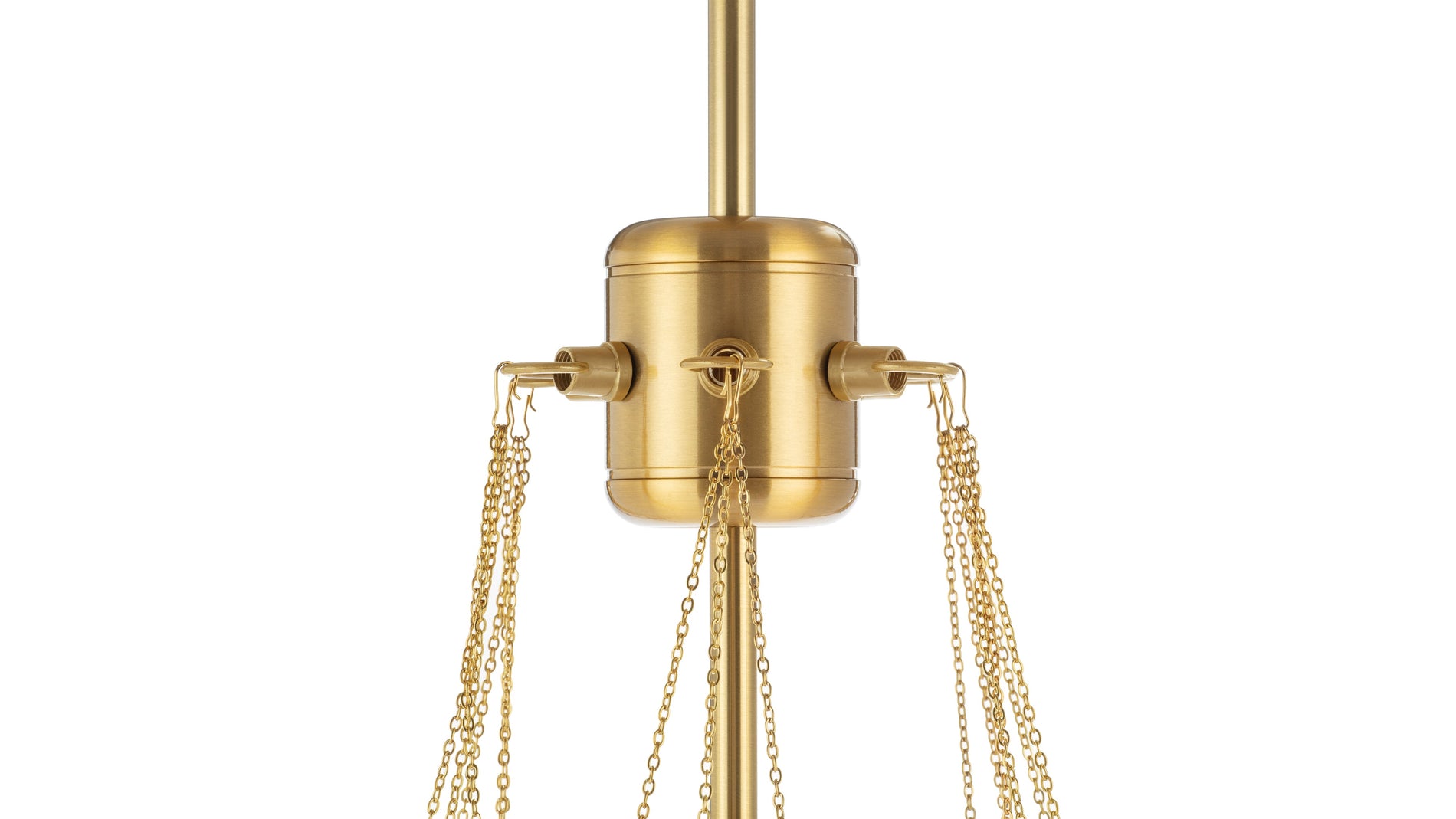 CloudCloud - Cloud Chandelier, Small, Gold and Frosted Glass