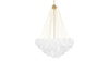 Cloud - Cloud - Cloud Chandelier, Large, Gold and Frosted Glass - Image 1