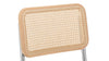 Freya - Freya - Freya Dining Chair, Natural Rattan and Chrome - Image 6