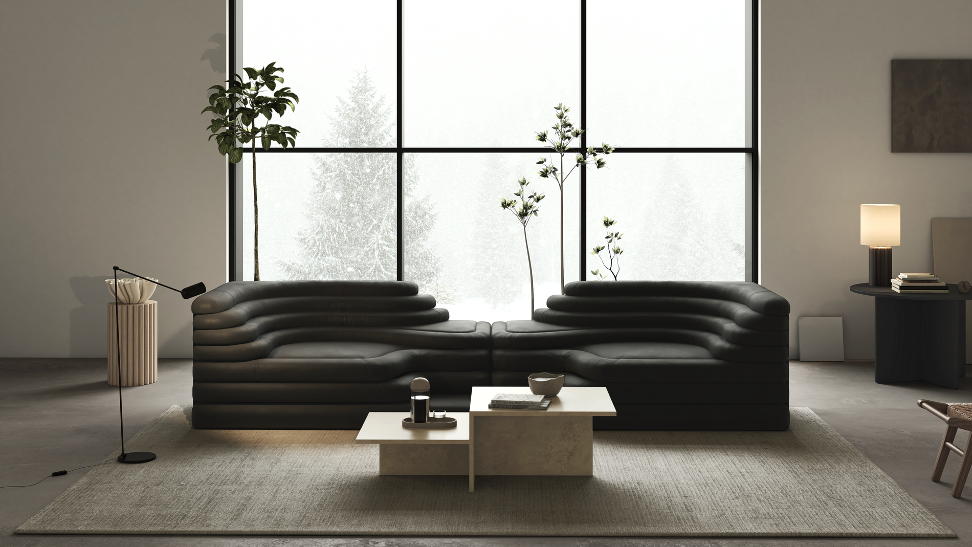 TerrazzaBlack Vegan Leather