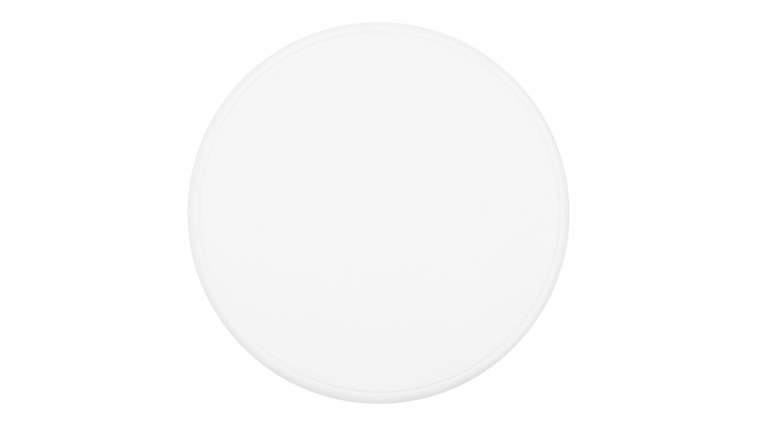 TorTor - Tor Round Side Table, White Concrete