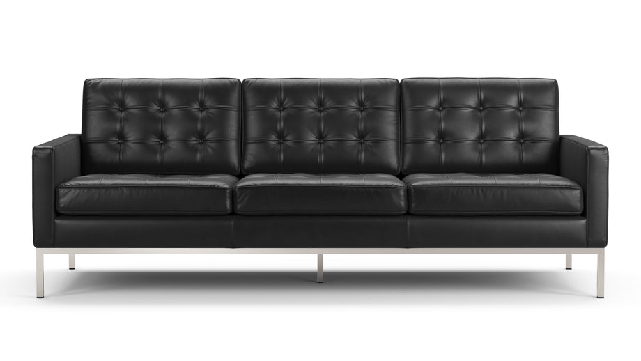 FlorenceMidnight Black Premium Leather