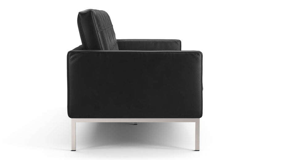 FlorenceMidnight Black Premium Leather