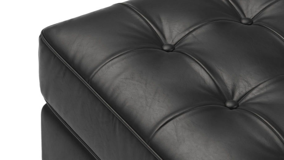 FlorenceMidnight Black Premium Leather