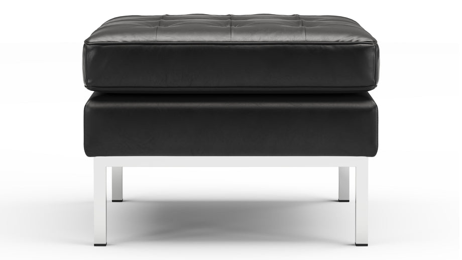 FlorenceMidnight Black Premium Leather