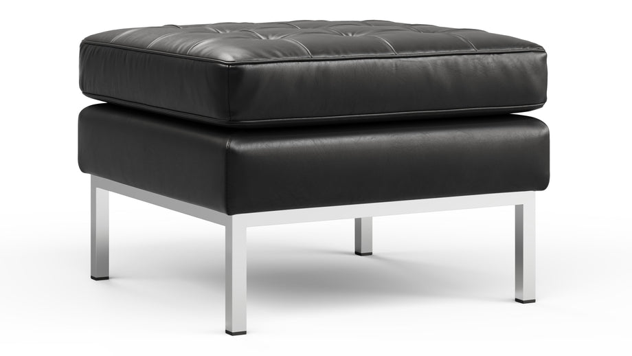FlorenceMidnight Black Premium Leather