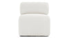Ariana - Ariana - Ariana Lounge Chair, White Boucle - Image 2