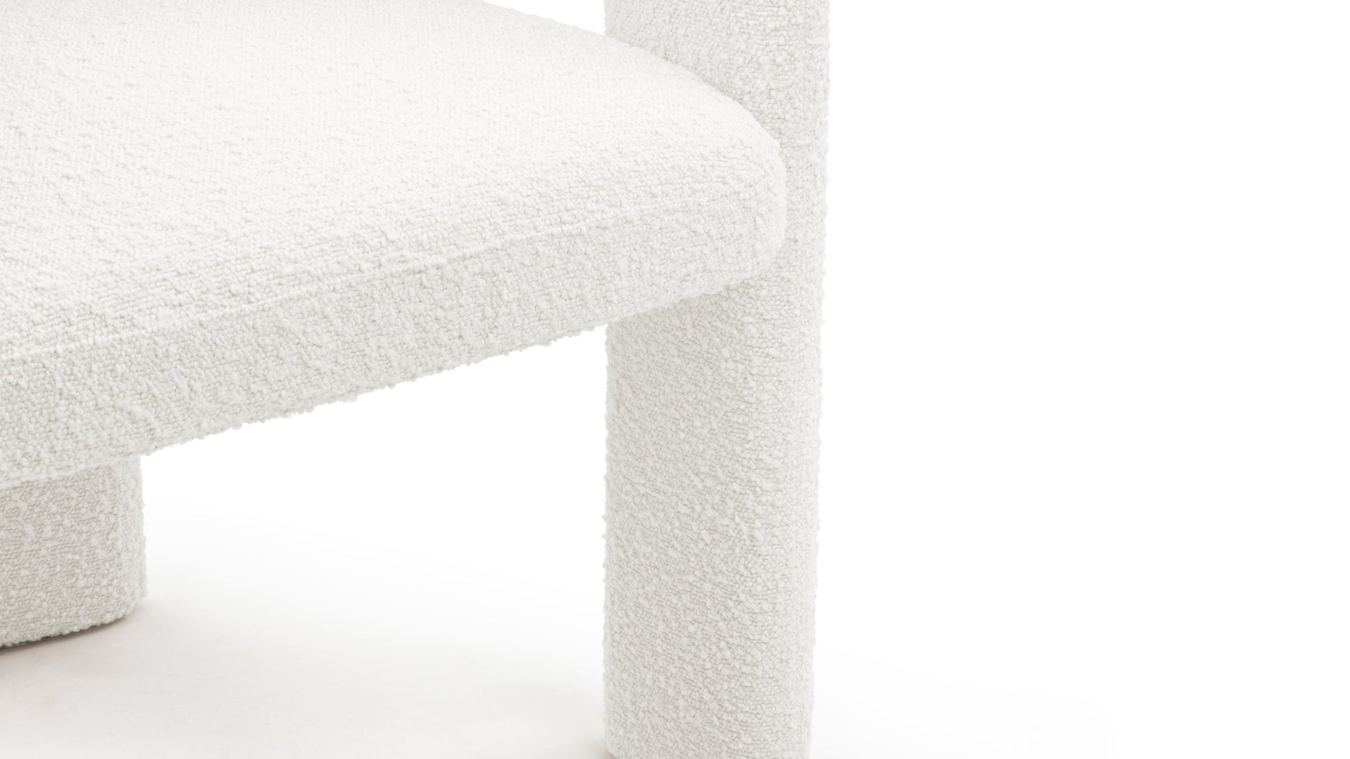 DudetDudet - Dudet Chair, White Boucle