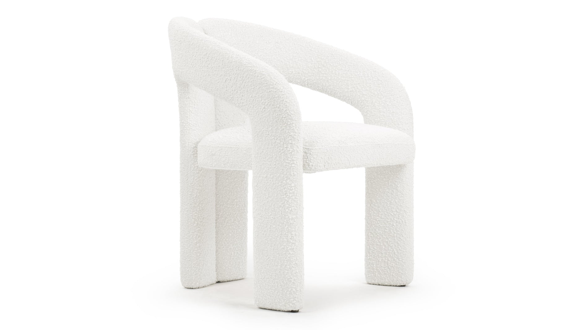 DudetDudet - Dudet Chair, White Boucle