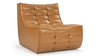 Tyge - Tyge - Tyge Module, Armless Seat, Bourbon Vegan Leather - Image 2