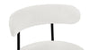 Mila - Mila - Mila Dining Chair, Pearl Boucle - Image 5