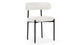 Mila - Mila - Mila Dining Chair, Pearl Boucle - Image 2