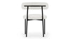 Mila - Mila - Mila Dining Chair, Pearl Boucle - Image 4