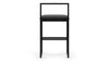 Rens - Rens - Rens Counter Stool, Black Plush Velvet - Image 4