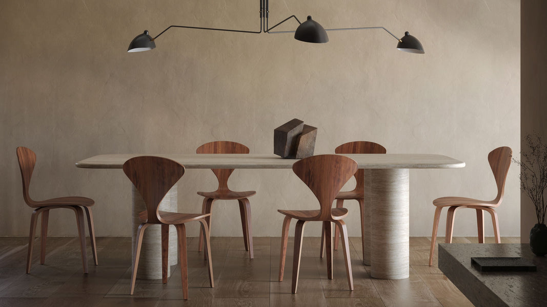 CatoCato - Cato Dining Table, Travertine