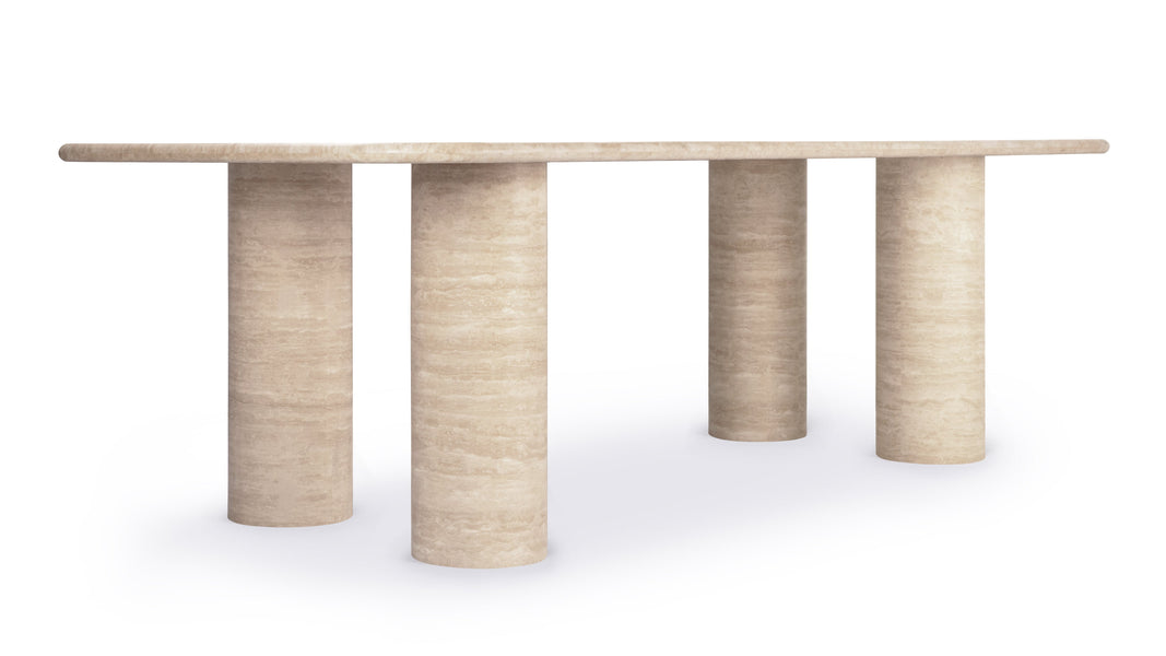 CatoCato - Cato Dining Table, Travertine