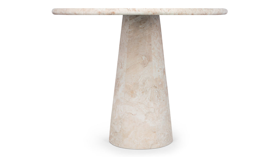AstoraAstora - Astora Oval Dining Table, White Travertine