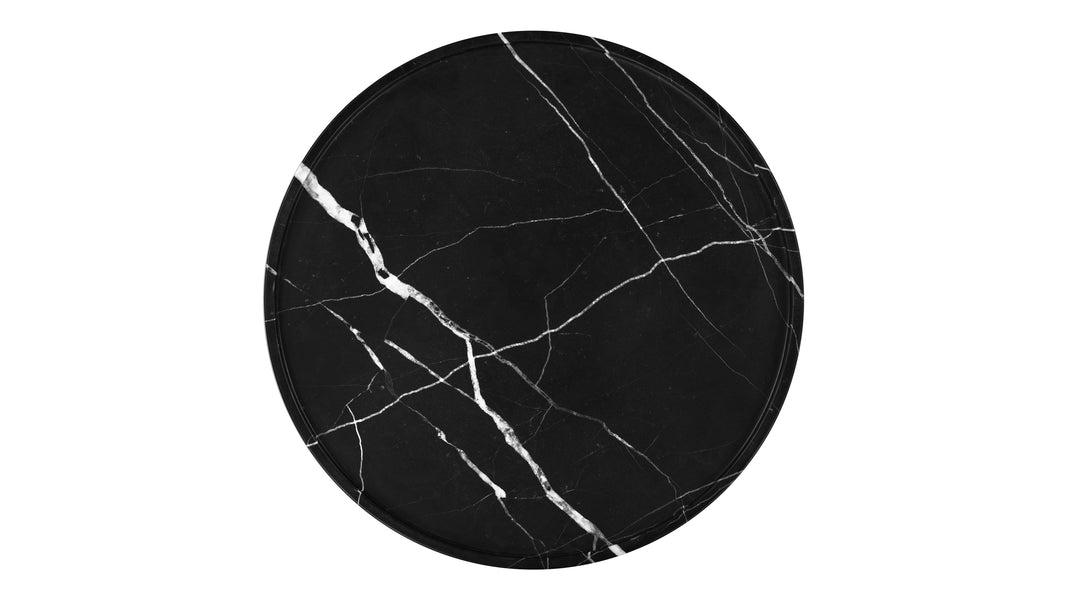 RocRoc - Roc Side Table, Black Marble