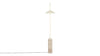 Arum - Arum - Arum Floor Lamp, Beige and Travertine - Image 3