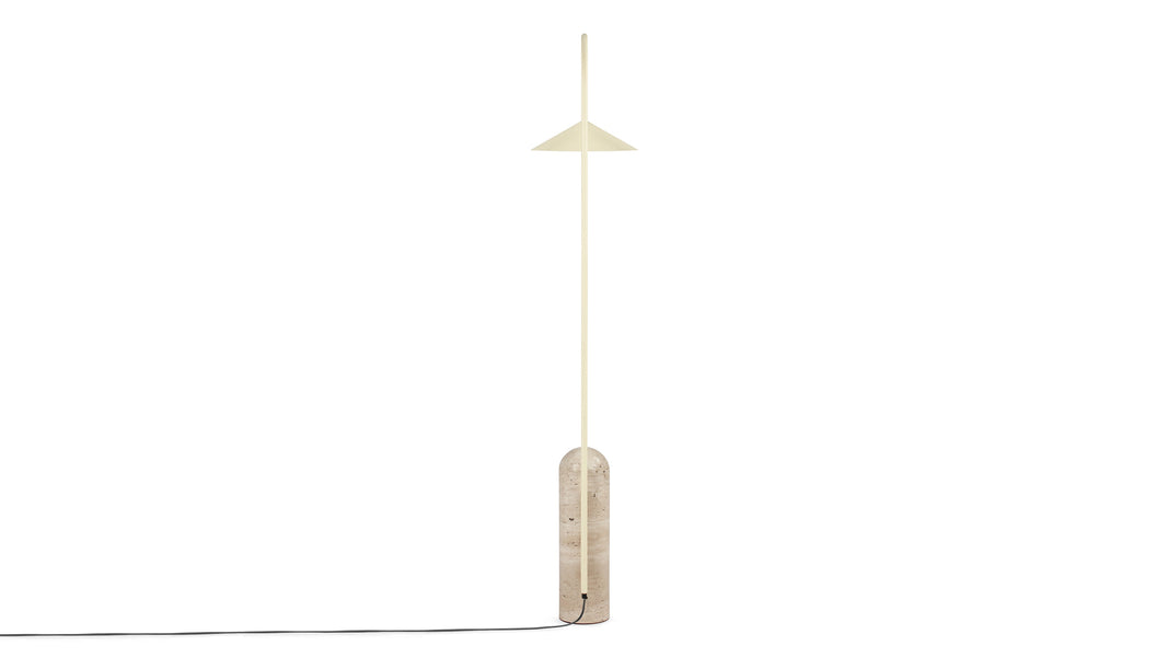 ArumArum - Arum Floor Lamp, Beige and Travertine
