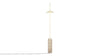 Arum - Arum - Arum Floor Lamp, Beige and Travertine - Image 4