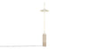 Arum - Arum - Arum Floor Lamp, Beige and Travertine - Image 5