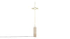 Arum - Arum - Arum Floor Lamp, Beige and Travertine - Image 6