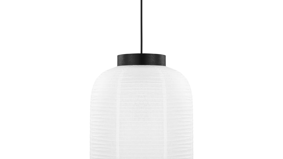 AkioAkio - Akio Long Paper Pendant Light, White