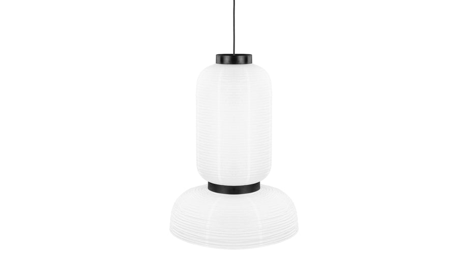 AkioAkio - Akio Long Paper Pendant Light, White